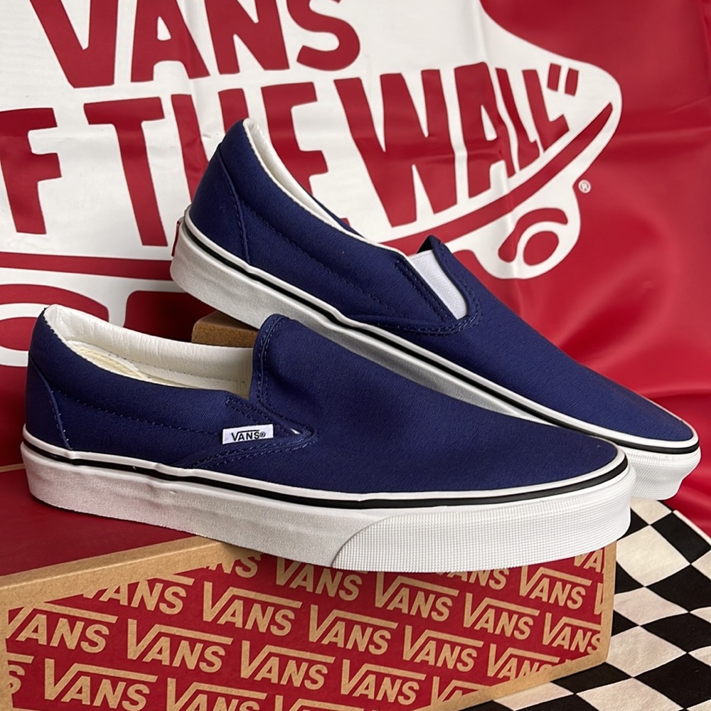 Vans Classic Slip On Twilight Blue/True White Men’s sneakers - Picture 6 of 16